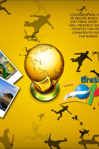 Das FIFA World Cup 2014 Brazil Wallpaper 320x480
