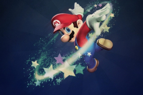 Das Super Mario Wallpaper 480x320