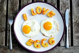 Kostenloses I Love Eggs Wallpaper für Android, iPhone und iPad