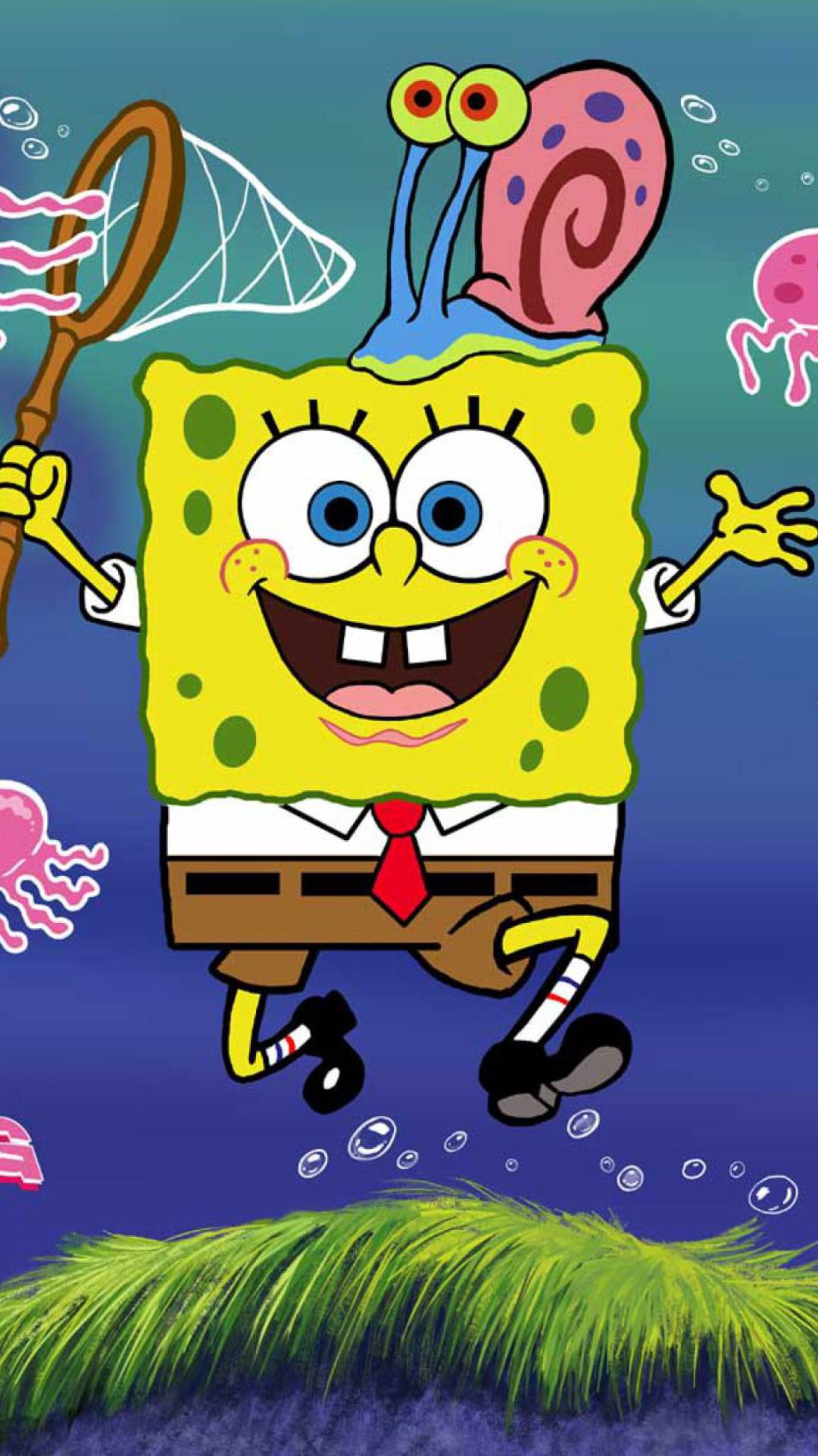 Spongebob And Jellyfish screenshot #1 1080x1920