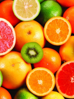 Fondo de pantalla Fruits 240x320