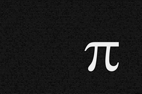 Das Mathematical constant Pi Wallpaper 480x320