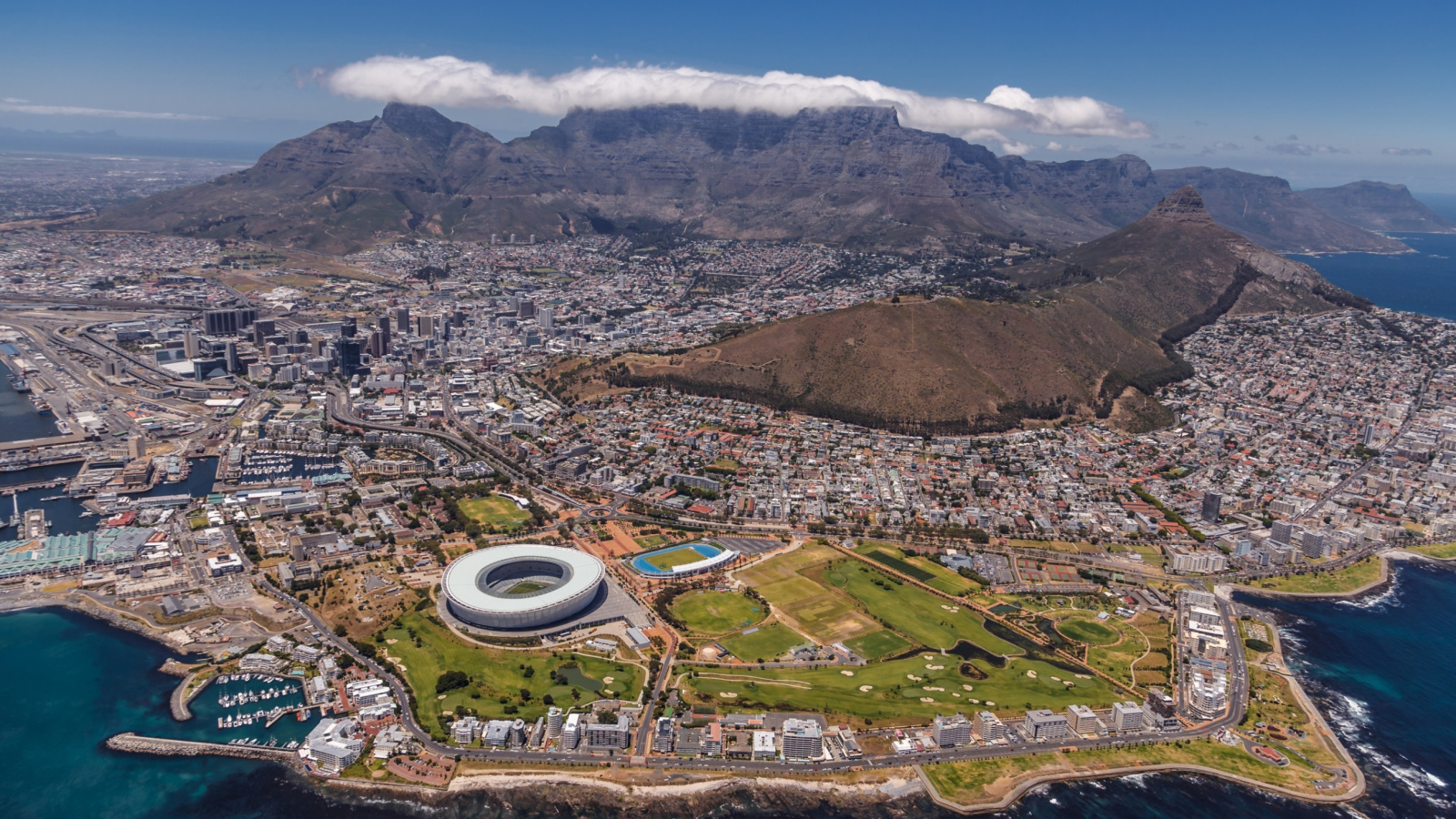 Sfondi South Africa, Cape Town 1600x900