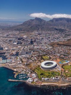 Das South Africa, Cape Town Wallpaper 240x320