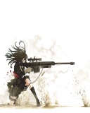 Rifle Anime Sniper wallpaper 128x160