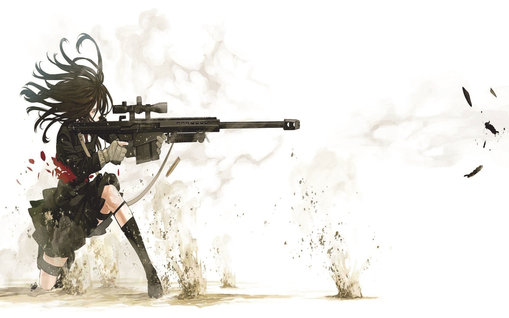Rifle Anime Sniper wallpaper 1680x1050