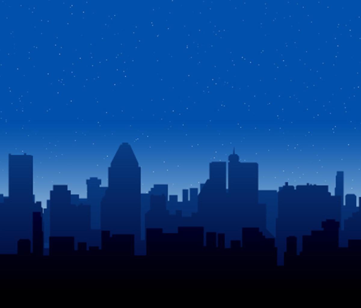 City Silhouettes wallpaper 1200x1024