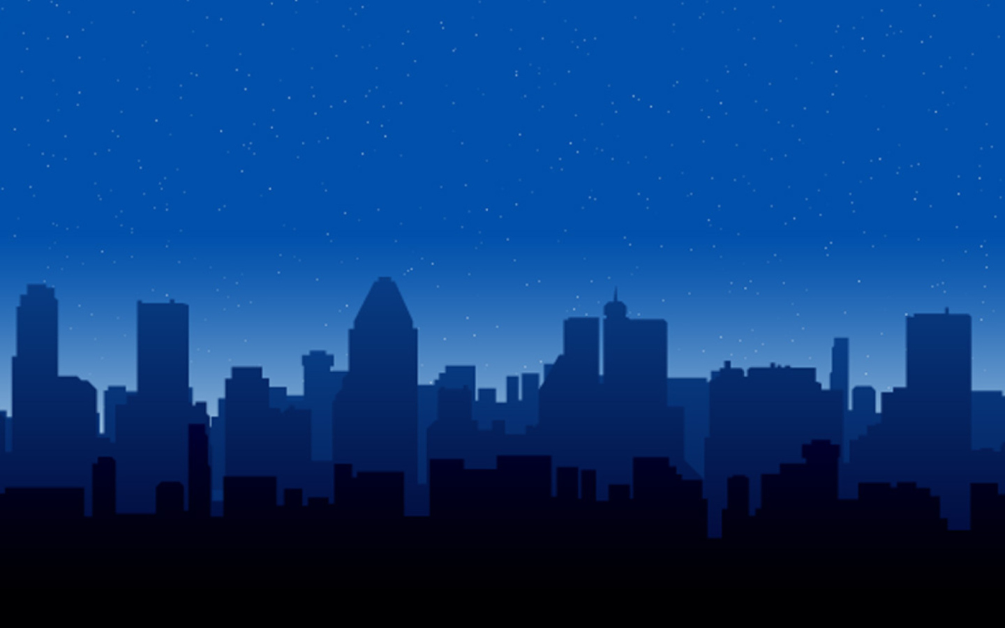 Fondo de pantalla City Silhouettes 1440x900