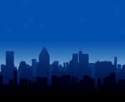 Screenshot №1 pro téma City Silhouettes 176x144