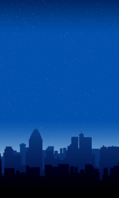 Fondo de pantalla City Silhouettes 240x400