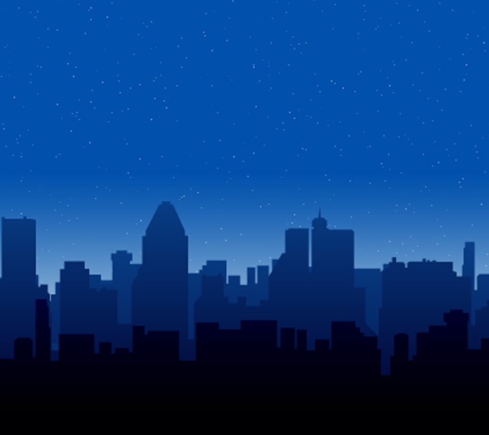 City Silhouettes wallpaper 960x854