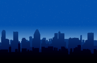 City Silhouettes Background for Nokia XL