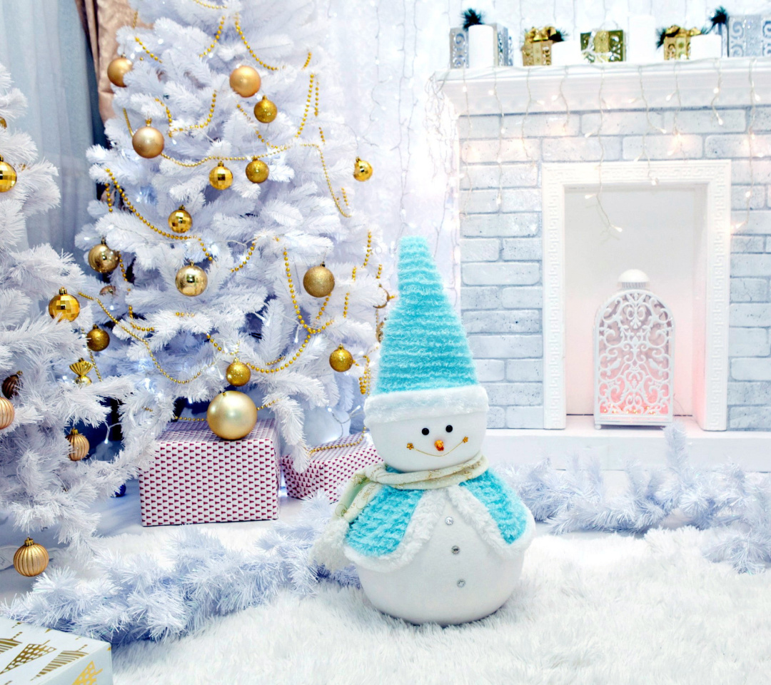 Screenshot №1 pro téma Christmas Tree and Snowman 1080x960