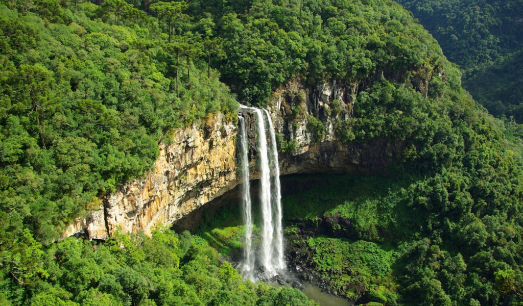 Fondo de pantalla Waterfalls 1024x600