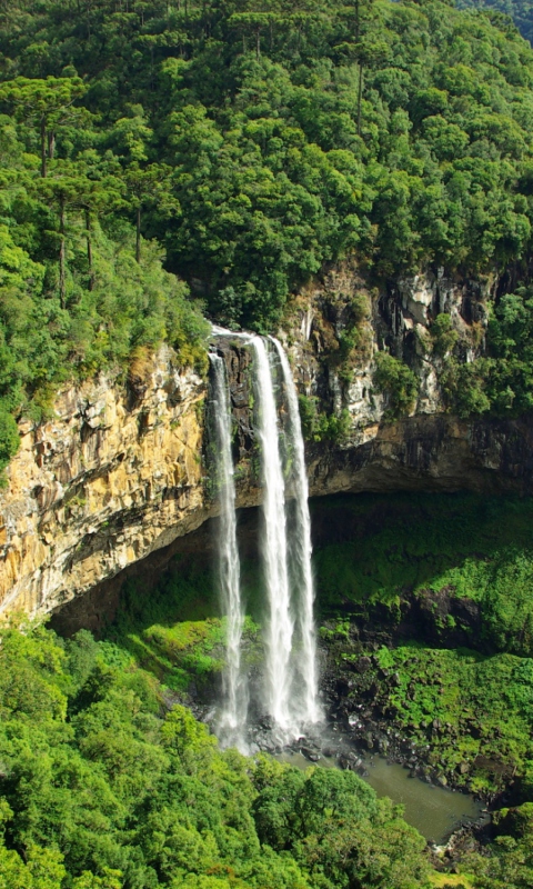 Fondo de pantalla Waterfalls 480x800