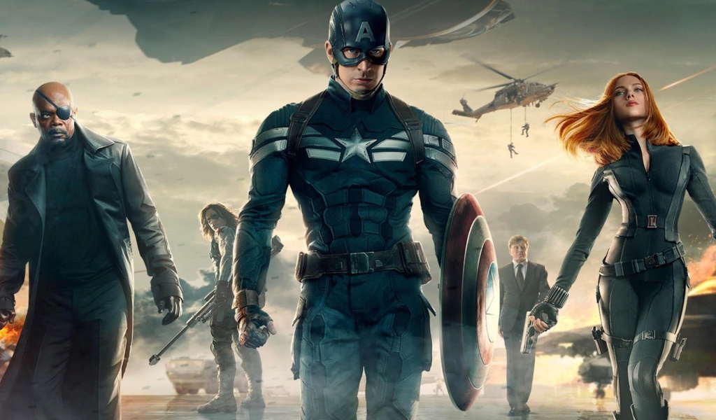 Das Capitan America Wallpaper 1024x600