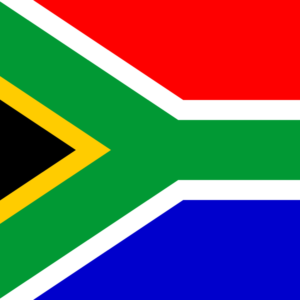 South Africa Flag wallpaper 1024x1024