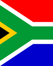 Das South Africa Flag Wallpaper 176x220