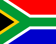Обои South Africa Flag 220x176