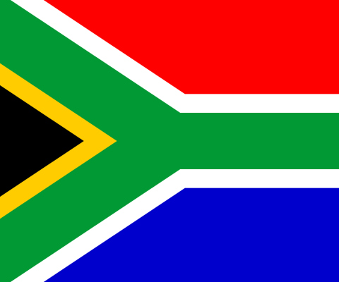 Обои South Africa Flag 480x400