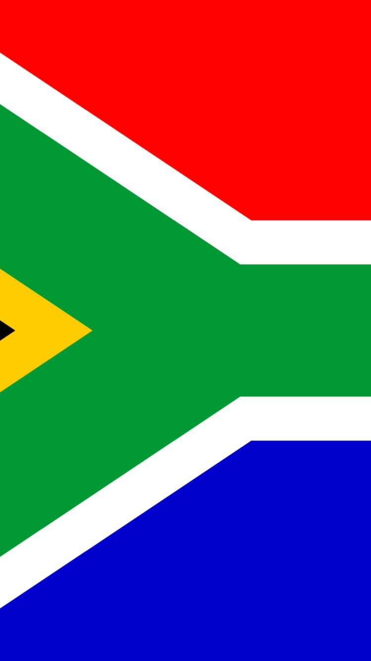 Das South Africa Flag Wallpaper 750x1334