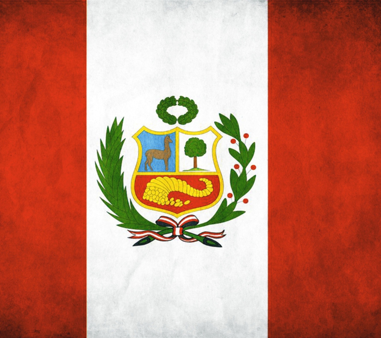 Обои Peru Flag 1440x1280