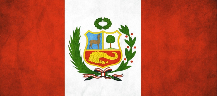 Fondo de pantalla Peru Flag 720x320