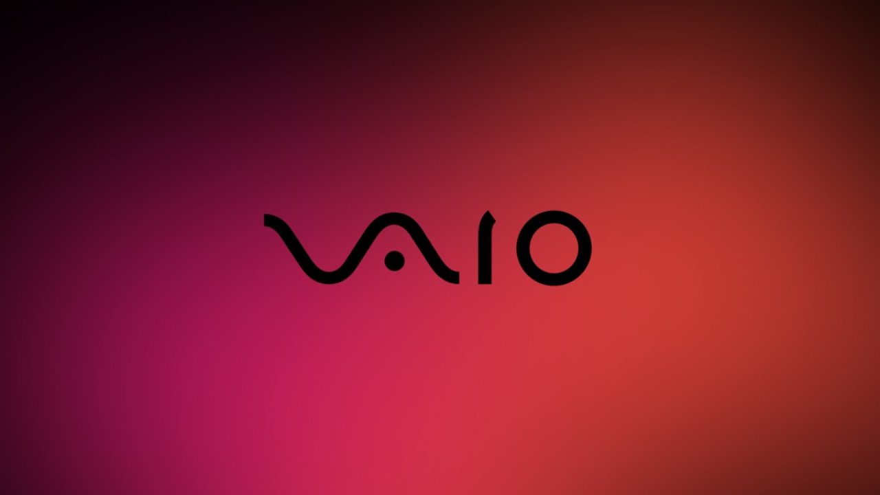 Red Pink Vaio wallpaper 1280x720