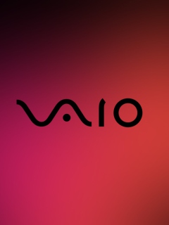 Red Pink Vaio screenshot #1 240x320