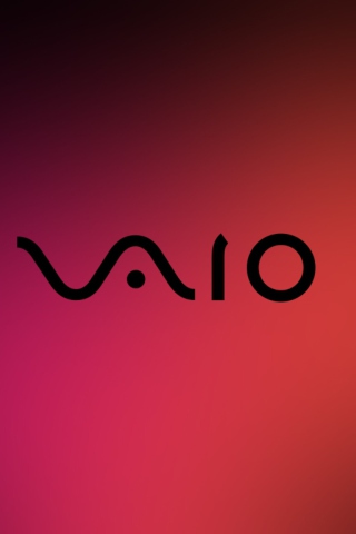 Das Red Pink Vaio Wallpaper 320x480