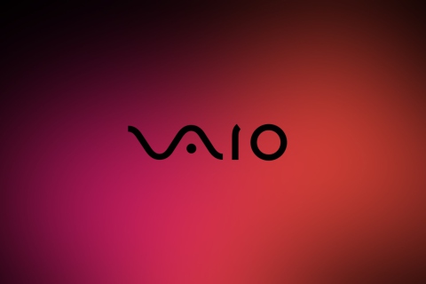 Das Red Pink Vaio Wallpaper 480x320