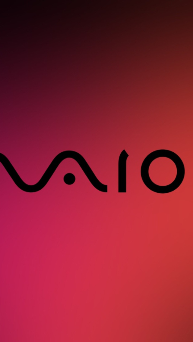 Das Red Pink Vaio Wallpaper 640x1136