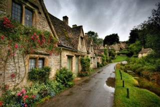 Village In Europe Background for Android, iPhone and iPad