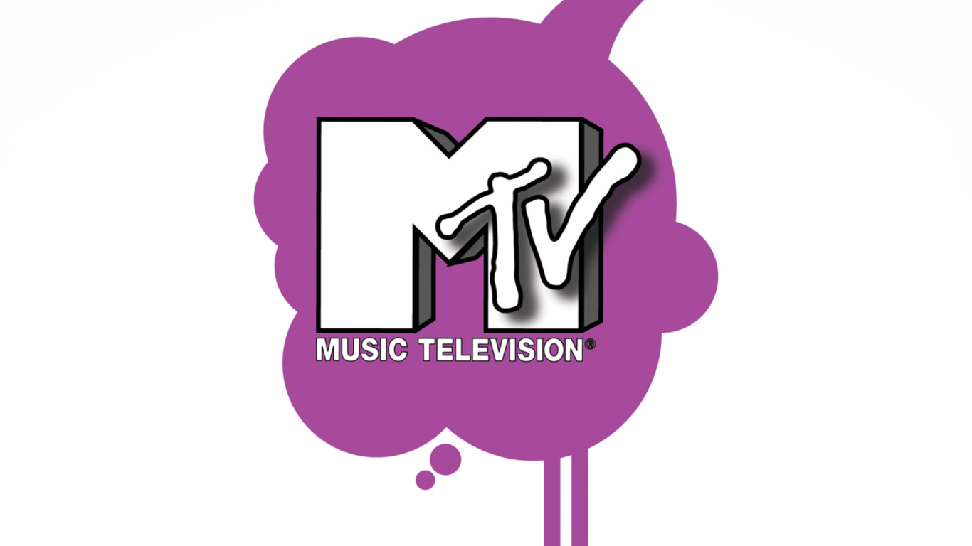 Fondo de pantalla MTV Logo 1366x768