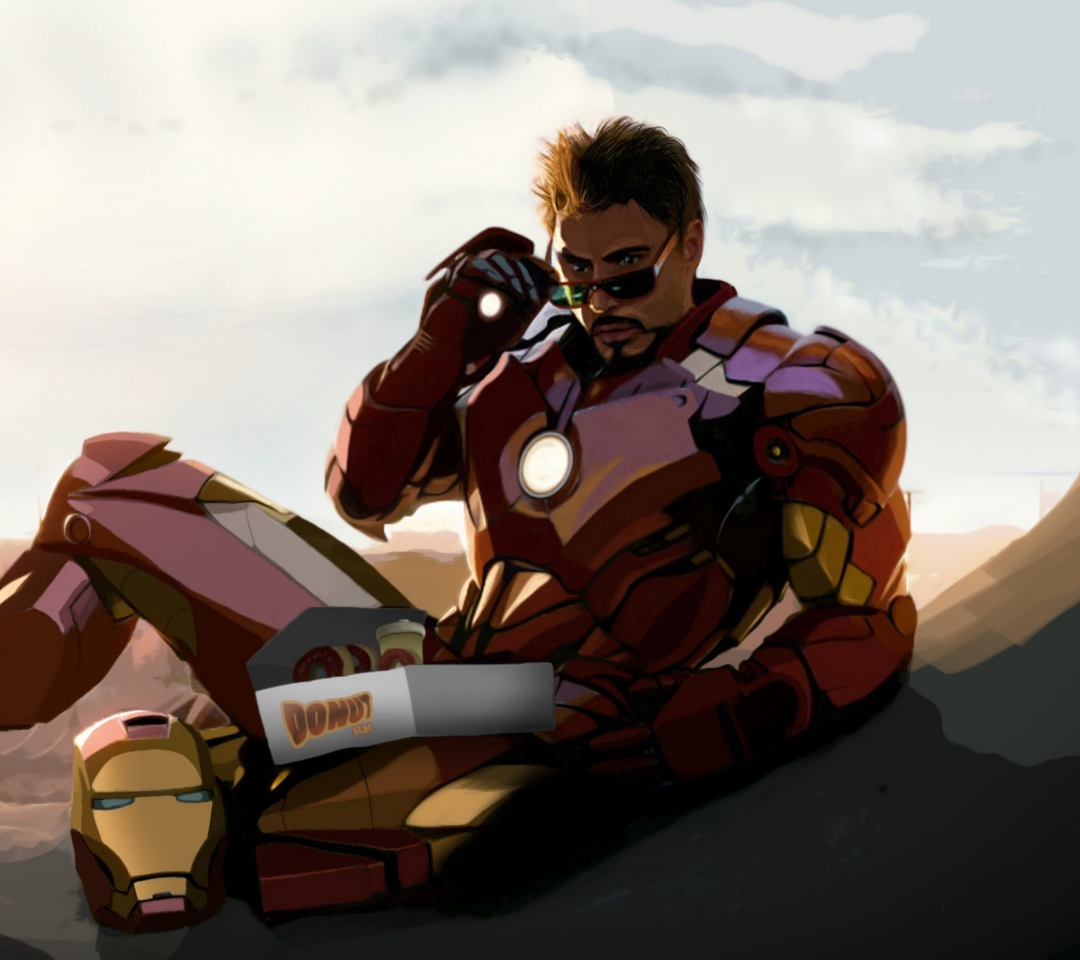Tony Stark Iron Man wallpaper 1080x960