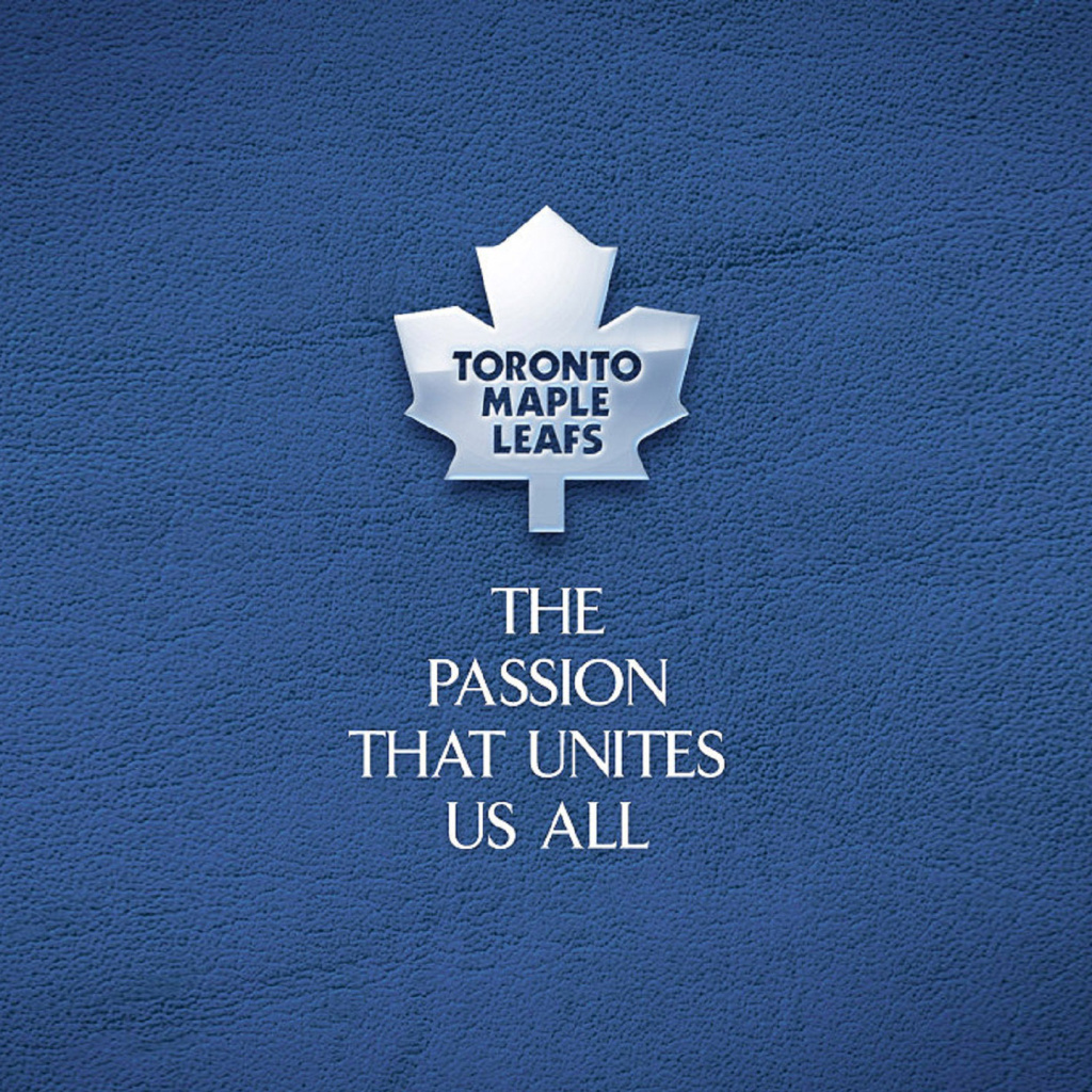 Обои Toronto Maple Leafs NHL Logo 1024x1024