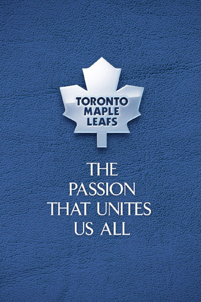 Toronto Maple Leafs NHL Logo wallpaper 640x960