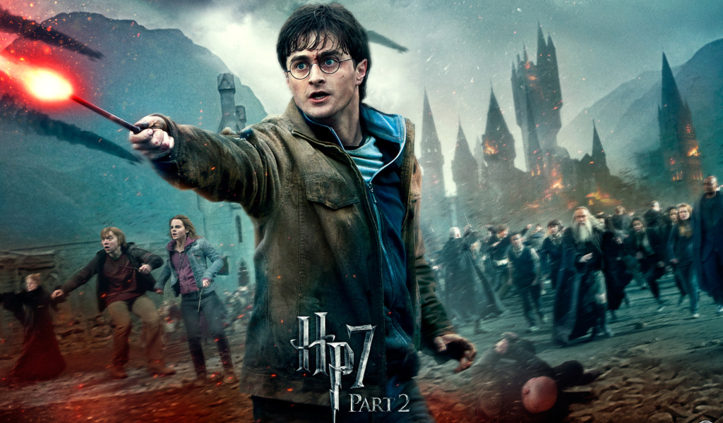 Fondo de pantalla Harry Potter HP7 1024x600