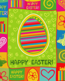 Happy Easter Background wallpaper 128x160