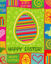 Happy Easter Background wallpaper 176x220