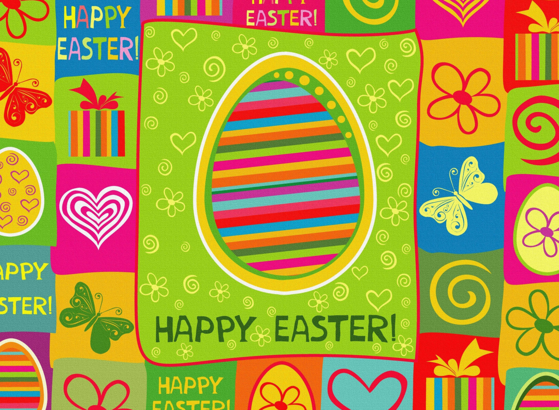 Happy Easter Background wallpaper 1920x1408