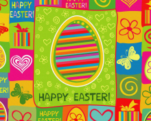 Happy Easter Background wallpaper 220x176