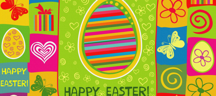 Screenshot №1 pro téma Happy Easter Background 720x320