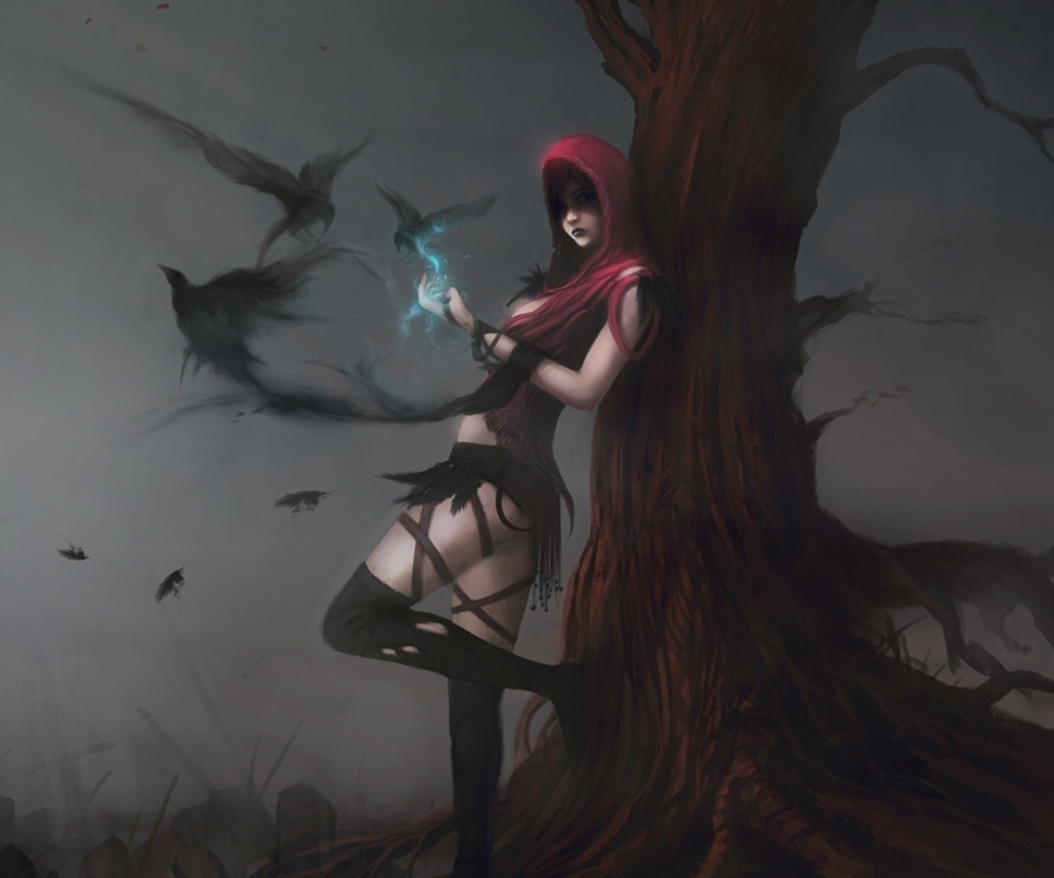 Dragon Age Morrigan Artwork screenshot #1 960x800