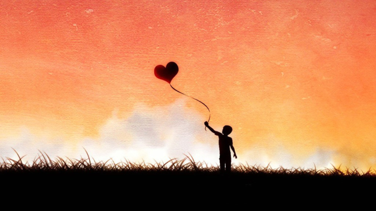 Fondo de pantalla Boy With A Heart 1280x720