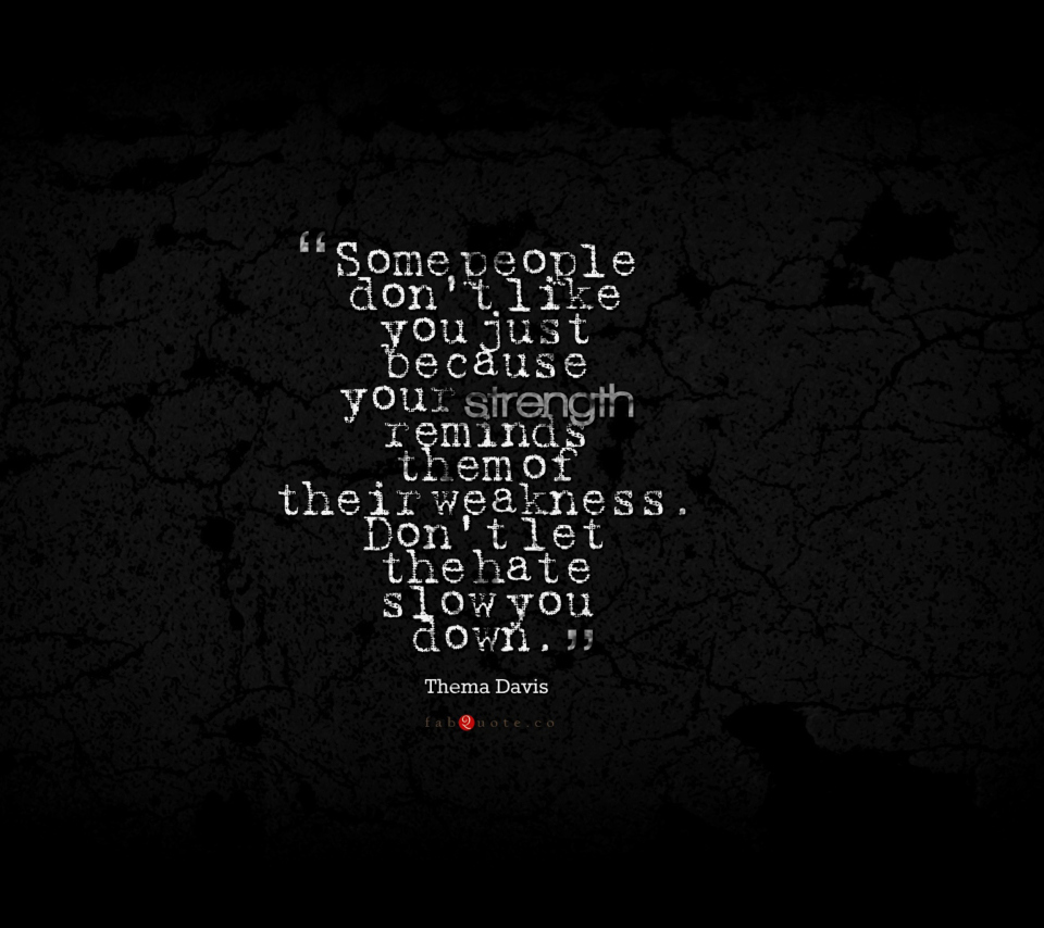 Fondo de pantalla Thema Davis Quote 960x854