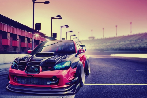 Subaru Impreza wallpaper 480x320