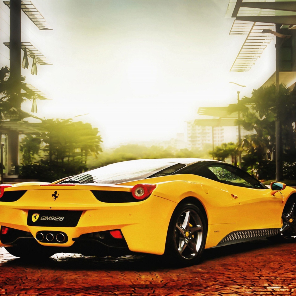 Ferrari 458 Italia wallpaper 1024x1024