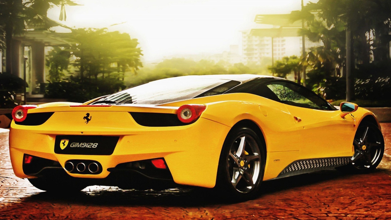 Das Ferrari 458 Italia Wallpaper 1280x720