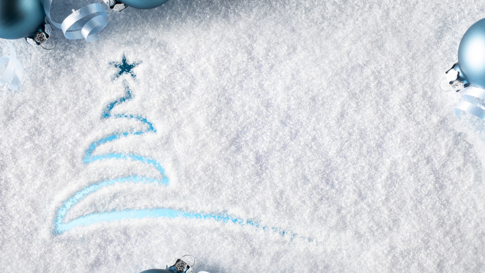 Sfondi Snowy Christmas Tree 1600x900